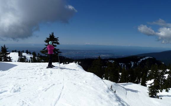 Highest base station in the North Shore Mountains – ski resort Mount Seymour