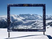 Photopoint in the ski resort of Bansko