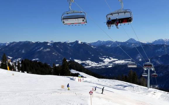 Biggest height difference in Tölzer Land – ski resort Brauneck – Lenggries/Wegscheid