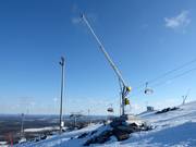 Snow-making lance in the ski resort of Pyhä