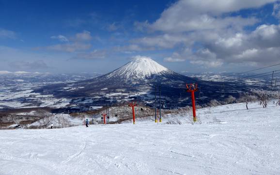 Biggest height difference on Hokkaido – ski resort Niseko United – Annupuri/Grand Hirafu/Hanazono/Niseko Village