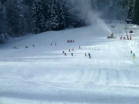 Ski resorts for beginners in Bavarian Oberland (Bayerisches Oberland) – Beginners Kolbensattel – Oberammergau