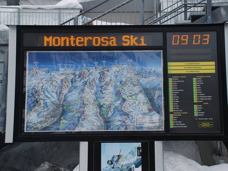 Piedmont (Piemonte): orientation within ski resorts – Orientation Alagna Valsesia/Gressoney-La-Trinité/Champoluc/Frachey (Monterosa Ski)