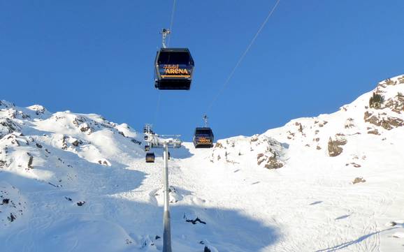Zell-Gerlos: best ski lifts – Lifts/cable cars Zillertal Arena – Zell am Ziller/Gerlos/Königsleiten/Hochkrimml
