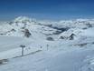 Rhône-Alpes: size of the ski resorts – Size Tignes/Val d'Isère