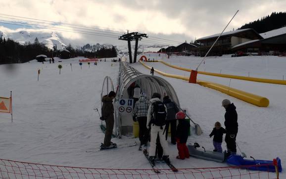 Ski resorts for beginners in Evasion Mont-Blanc – Beginners Megève/Saint-Gervais