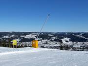 Snow lance in the ski resort of Trysil