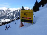 Clear signposting to the Angertal Ski Centre