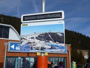 Excellent detailed information at the Puflatsch/Bullaccia chairlift