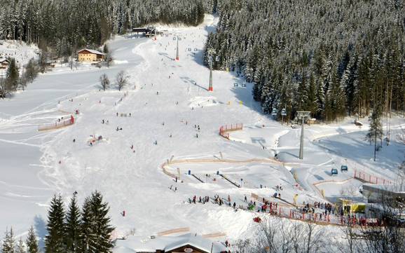 Ski resorts for beginners in the District of Hallein – Beginners Dachstein West – Gosau/Russbach/Annaberg
