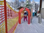 Children's entrance at the Mosen tow lift
