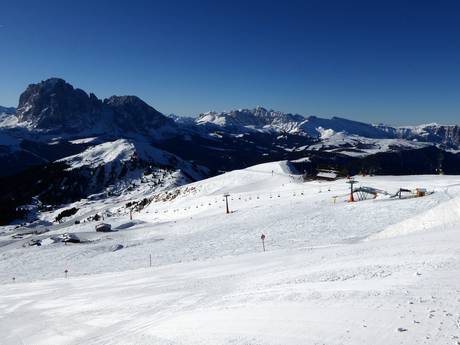 Rosengarten Group (Catinaccio): size of the ski resorts – Size Val Gardena (Gröden)