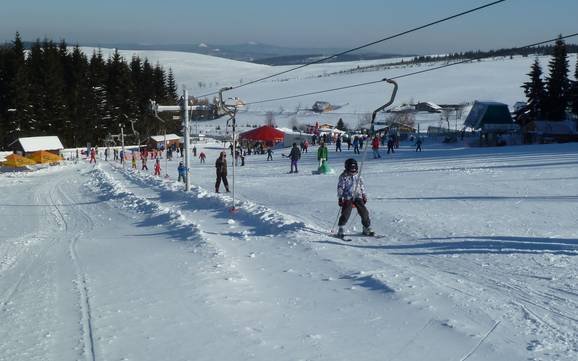 Highest base station in the Ústí nad Labem Region (Ústecký kraj) – ski resort U Lišáka