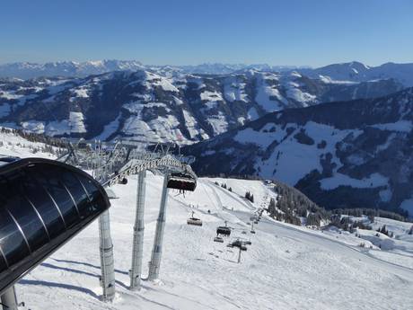 Kitzbühel Alps: best ski lifts – Lifts/cable cars Ski Juwel Alpbachtal Wildschönau
