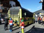 Ski bus in the Paznaun Valley