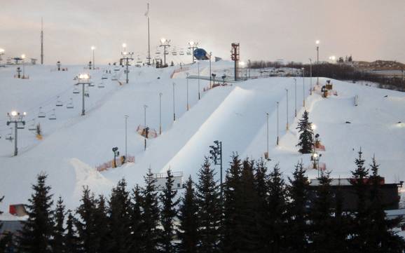 Snow parks Calgary Region – Snow park Canada Olympic Park – Calgary