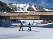 Ski school area at the Silver Lake Lodge