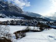 View of the village of Flims