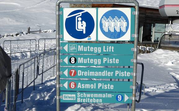 Val d’Ultimo (Ultental): orientation within ski resorts – Orientation Schwemmalm