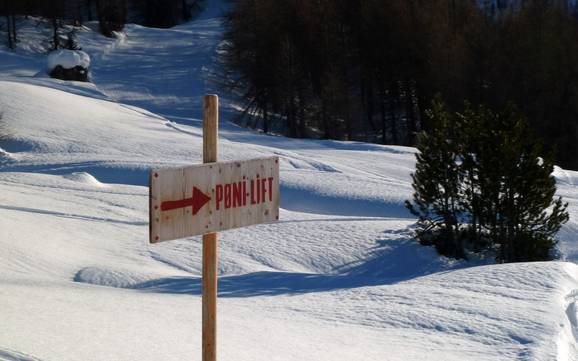 Val Bregaglia (Bergell): orientation within ski resorts – Orientation Aela – Maloja