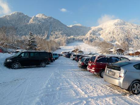 Bad Tölz-Wolfratshausen: access to ski resorts and parking at ski resorts – Access, Parking Brauneck – Lenggries/Wegscheid