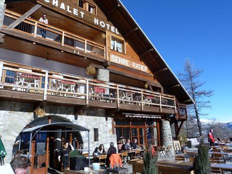 Huts, mountain restaurants  Briançon – Mountain restaurants, huts Serre Chevalier – Briançon/Chantemerle/Villeneuve-la-Salle/Le Monêtier-les-Bains