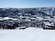 View of the village of Geilo