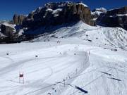 Race course on the Sella Pass
