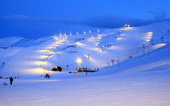 Biggest height difference in South Iceland – ski resort Bláfjöll