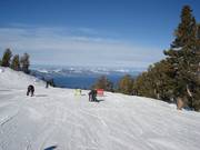 Slope with view of Lake Tahoe