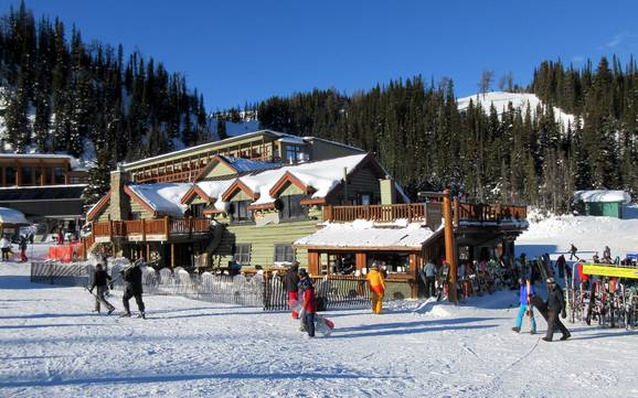 Huts, mountain restaurants  Massive Range – Mountain restaurants, huts Banff Sunshine