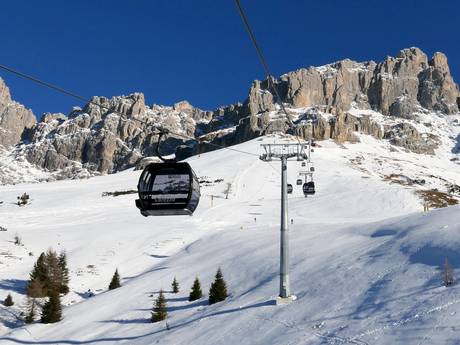 Val di Fassa (Fassa Valley/Fassatal): best ski lifts – Lifts/cable cars Carezza