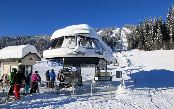 Interior Plateau: best ski lifts – Lifts/cable cars Sun Peaks