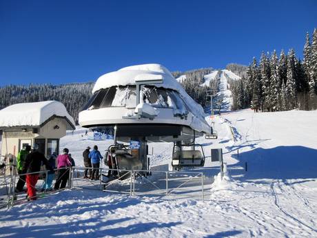 Ski lifts Interior Plateau – Ski lifts Sun Peaks