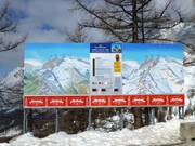 Information about the open slopes/lifts at the base station of the Dachstein cable car lift