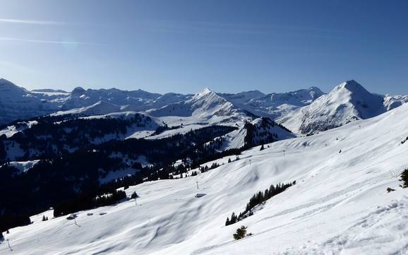 Gstaad: size of the ski resorts – Size Rinderberg/Saanerslochgrat/Horneggli – Zweisimmen/Saanenmöser/Schönried/St. Stephan