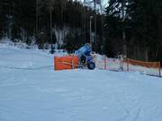 Snow cannons in Rinn