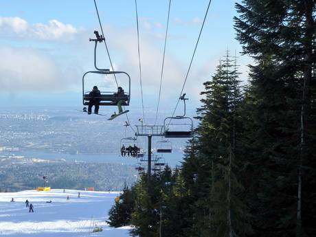 Lower Mainland: best ski lifts – Lifts/cable cars Grouse Mountain