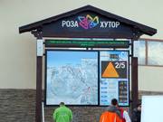 Information station in the ski resort
