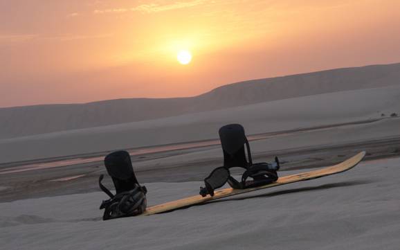 Best ski resort in Qatar – Test report Sandboarding Mesaieed (Doha)