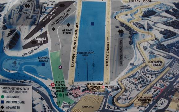 Calgary Region: orientation within ski resorts – Orientation Canada Olympic Park – Calgary