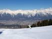 Innsbruck region: size of the ski resorts – Size Patscherkofel – Innsbruck-Igls