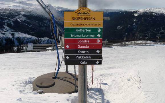 Telemark: orientation within ski resorts – Orientation Gaustablikk – Rjukan