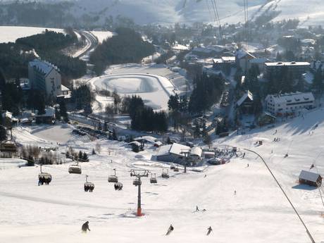 Ore Mountains (Erzgebirge): accommodation offering at the ski resorts – Accommodation offering Fichtelberg – Oberwiesenthal