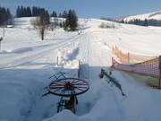 Übungslift Hochfilzen - Rope tow/baby lift with low rope tow
