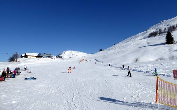 Ski resorts for beginners in the Val Lumnezia – Beginners Obersaxen/Mundaun/Val Lumnezia