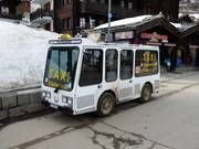 Electric taxi in Saas-Fee