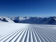 Perfect slopes and beautiful panoramic view on the Corvatsch