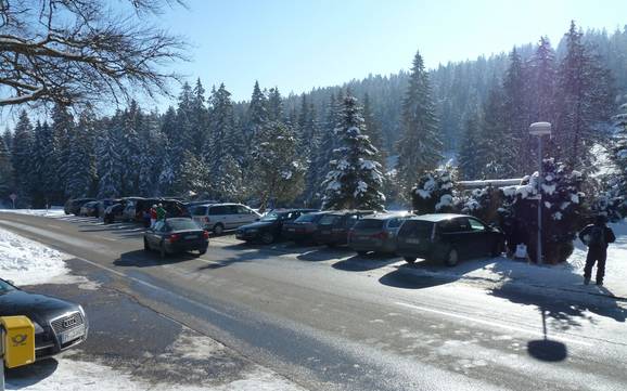 Murgtal: access to ski resorts and parking at ski resorts – Access, Parking Kaltenbronn