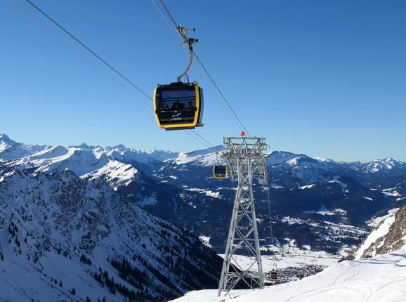Nebelhornbahn 2 (Seealpe-Höfatsblick) - 10pers. Gondola lift (bicable circulating ropeway)